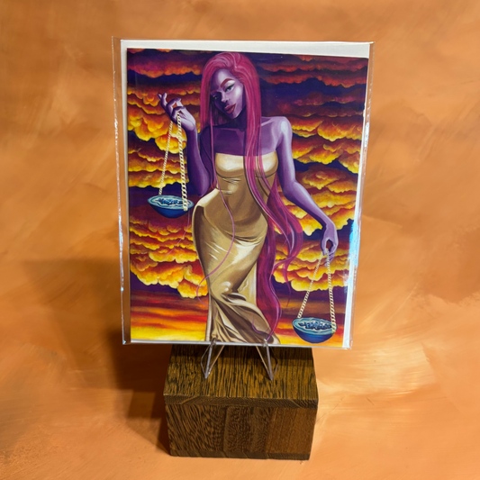 Aramis - Libra Zodiac Greeting Card