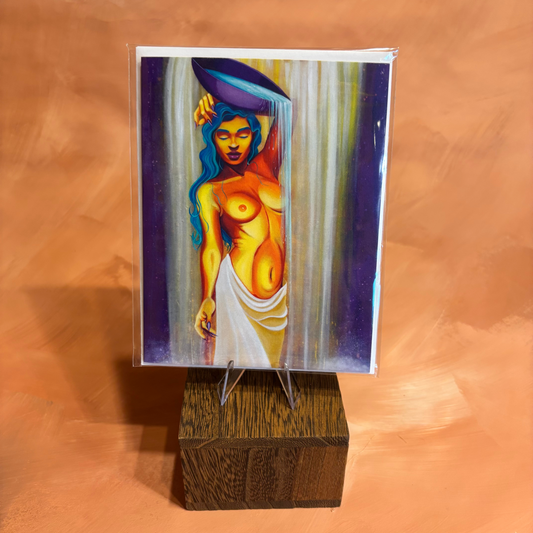 Aramis - Aquarius Zodiac Greeting Card